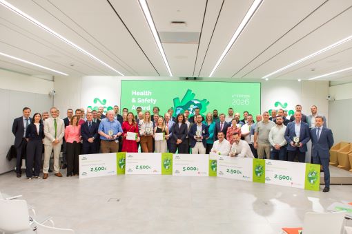 Abdellah Outkhelf Addi, from Saica Natur Catalunya - Zona Franca, wins the Fourth Edition of the Saica Group Health & Safety Award